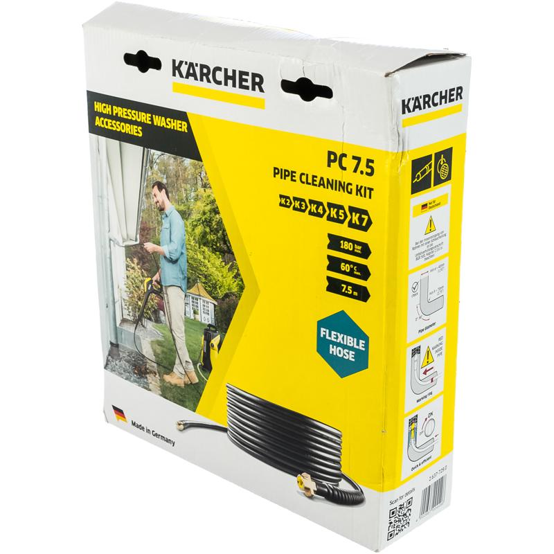 Шланг для промывки труб Karcher 2.637-729, давление 160 бар в Твери