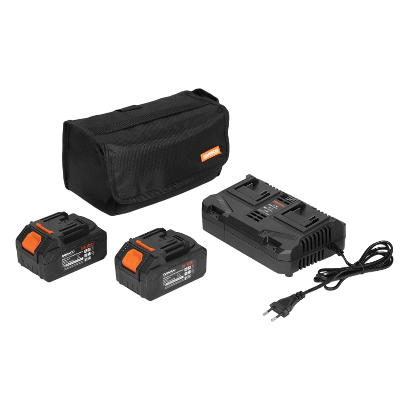 Снегоуборщик аккумуляторный Daewoo DAST 5042Li SET, бесщеточный двигатель 2x21 В, 51см 2штАКБ 4Ач+ЗУ в Переславле