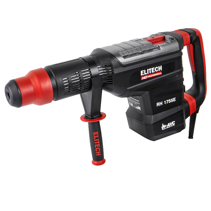Перфоратор Elitech HD RH 1755E (E2205.021.01) в кейсе, с защитной муфтой, с виброзащитой
