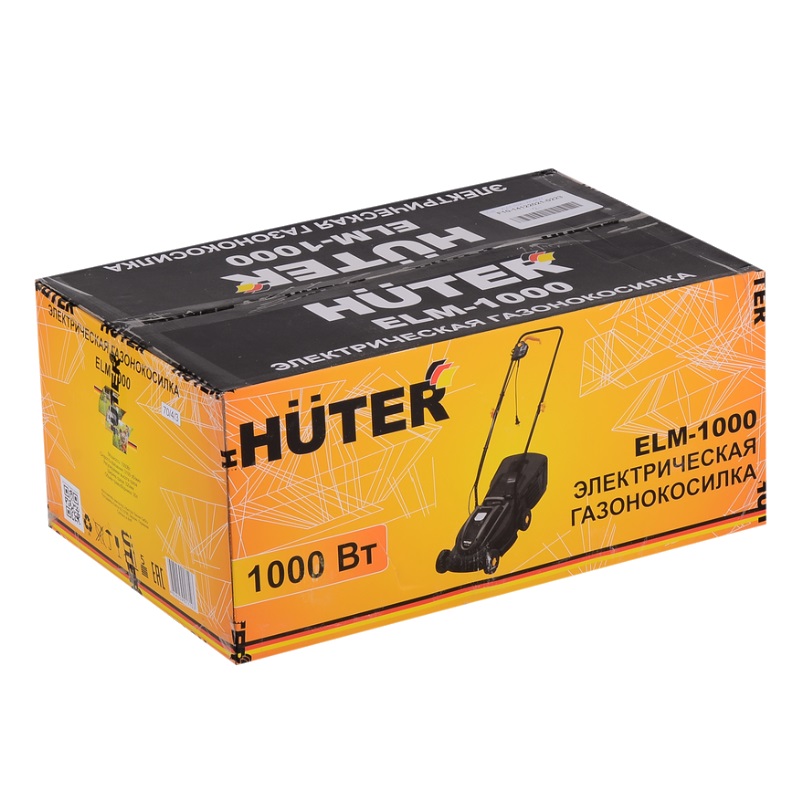 Газонокосилка электрическая Huter ELM-1000 70/4/3 домашняя (пластиковый корпус) в Муроме