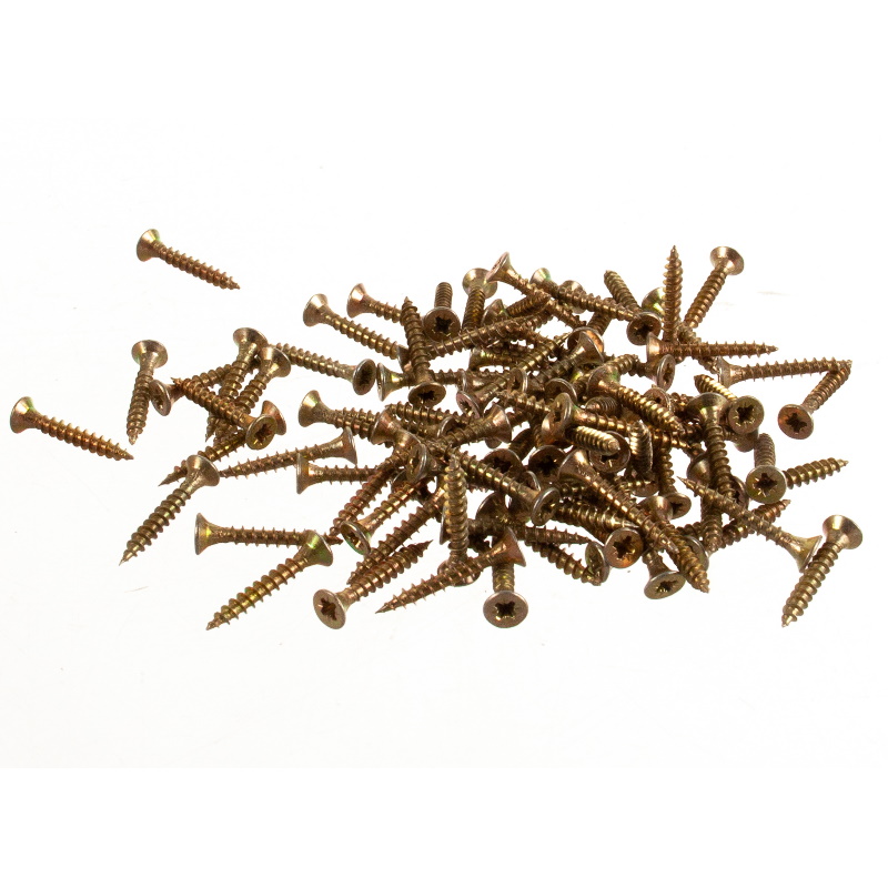 Шуруп СтройКреп универс. 3х20, желт., 800 шт., 43720