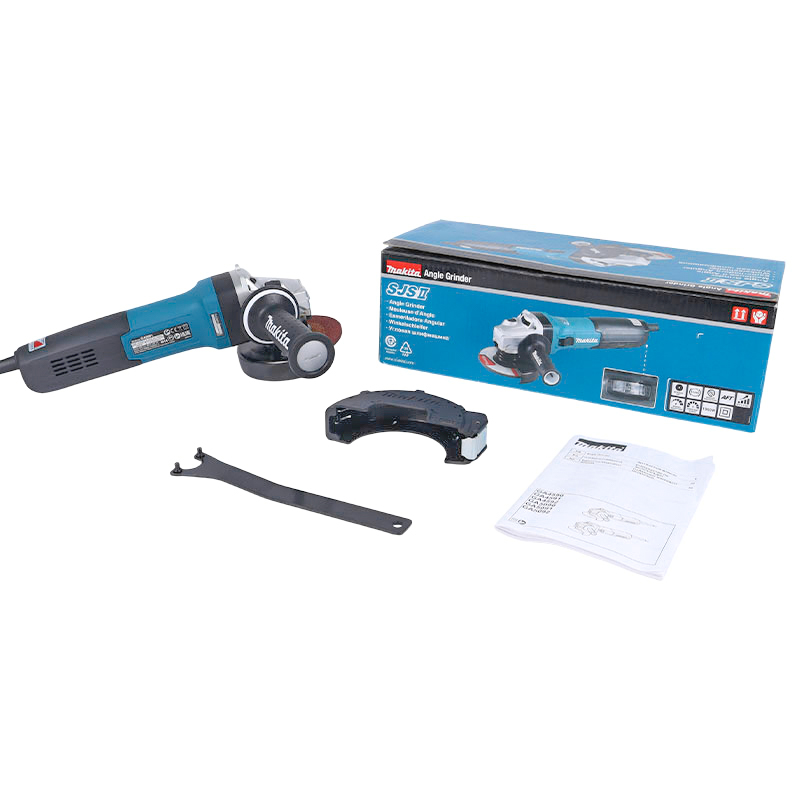 Шлифмашина угловая Makita GA5091X01 (1900 Вт, плавный пуск, регулировка и стабилизация оборотов)