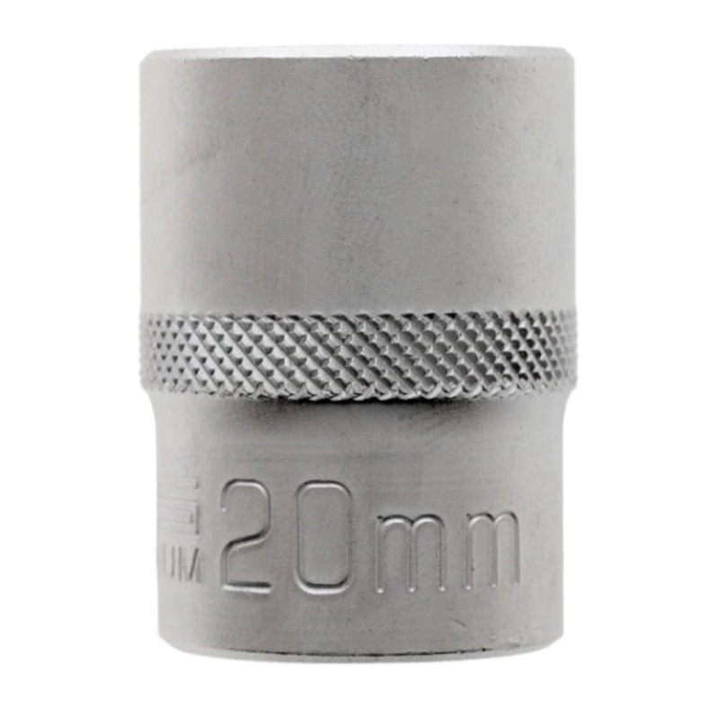 Головка торцевая Stels 13831, 20 мм, 6-гранная, CrV, под квадрат 1/2"