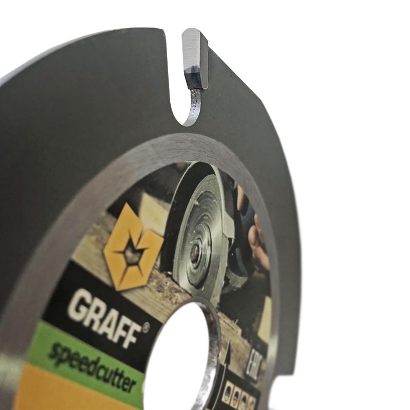 Пильный диск для УШМ по дереву Graff Speedcutter (диаметр 125 мм, посадочный 22,2 мм, толщина 3,8 мм)