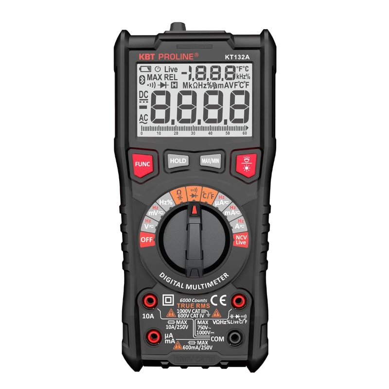 Мультиметр цифровой КВТ KT 132А 91917 серия PROLINE 4109₽