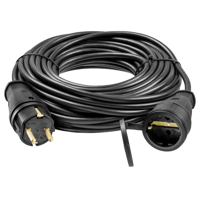 Силовой удлинитель-шнур Stayer RC-315 55026-20, КГ, 3 x 1.5 мм2, 20 м, 3700 Вт, IP44  в Твери
