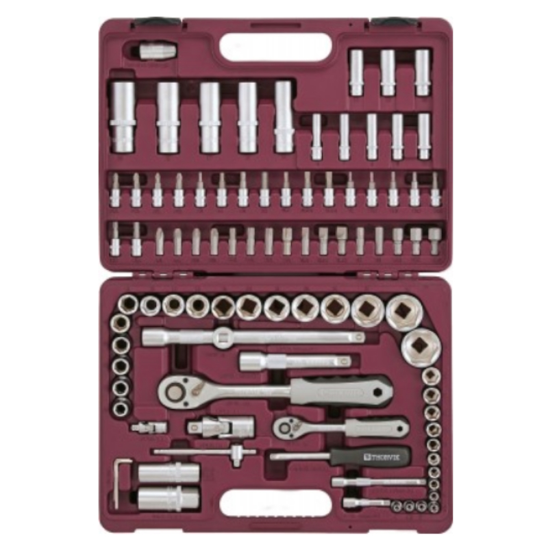 Набор инструмента универсальный Thorvik UTS0094 052061, 1/4", 1/2"DR, 94 предмета в Кинешме