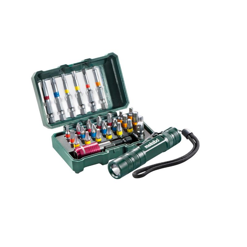 Набор бит Metabo 626721000 (шестигранный хвостовик, фонарик, 29 пр)
