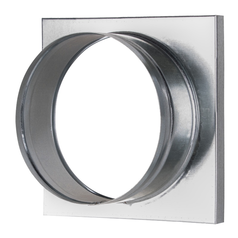 Адаптер переход с 150х150 на D-160 мм Shuft НС-0006981, комплект 2шт