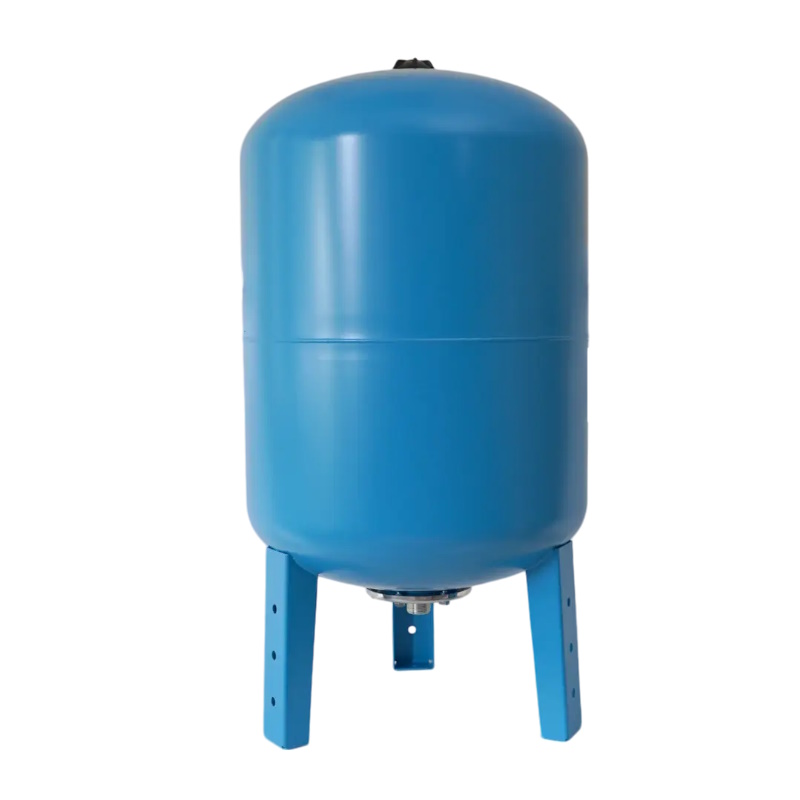 Гидроаккумулятор Unipump ГВ 100Н 33158, 100 л, вертикальный (фланец нерж., БЭЗ) (нижнее подключение)