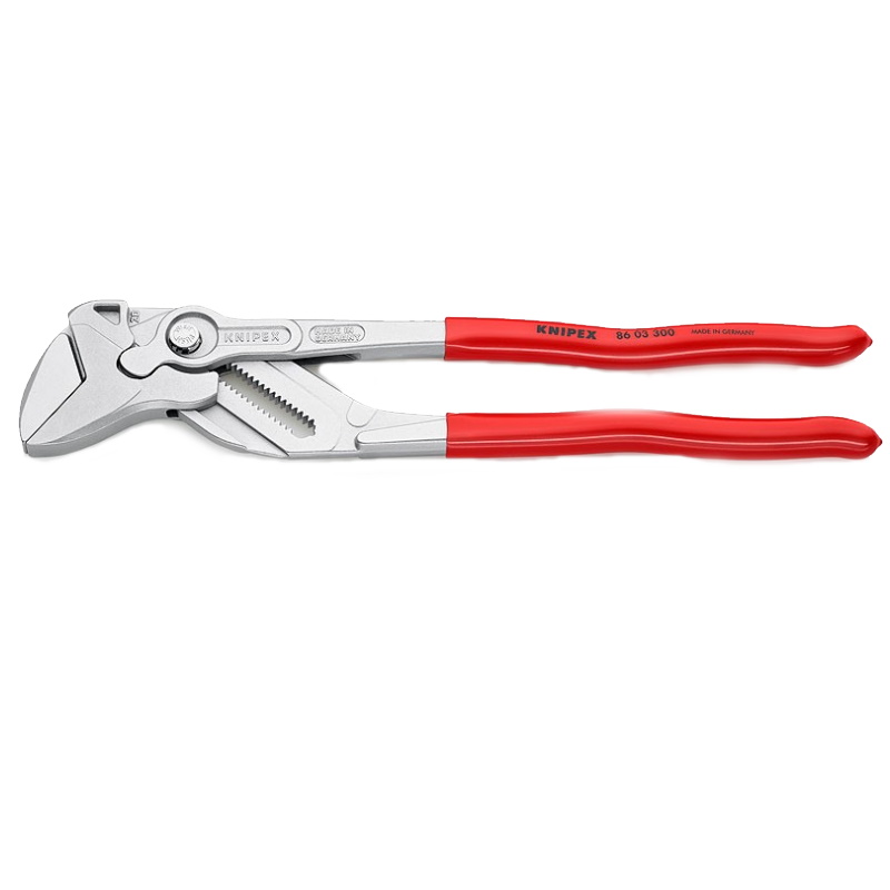 Клещи переставные-гаечный ключ Knipex KN-8603300SB, зев 68 мм, длина 300 мм, хром, обливные ручки, SB в Кинешме