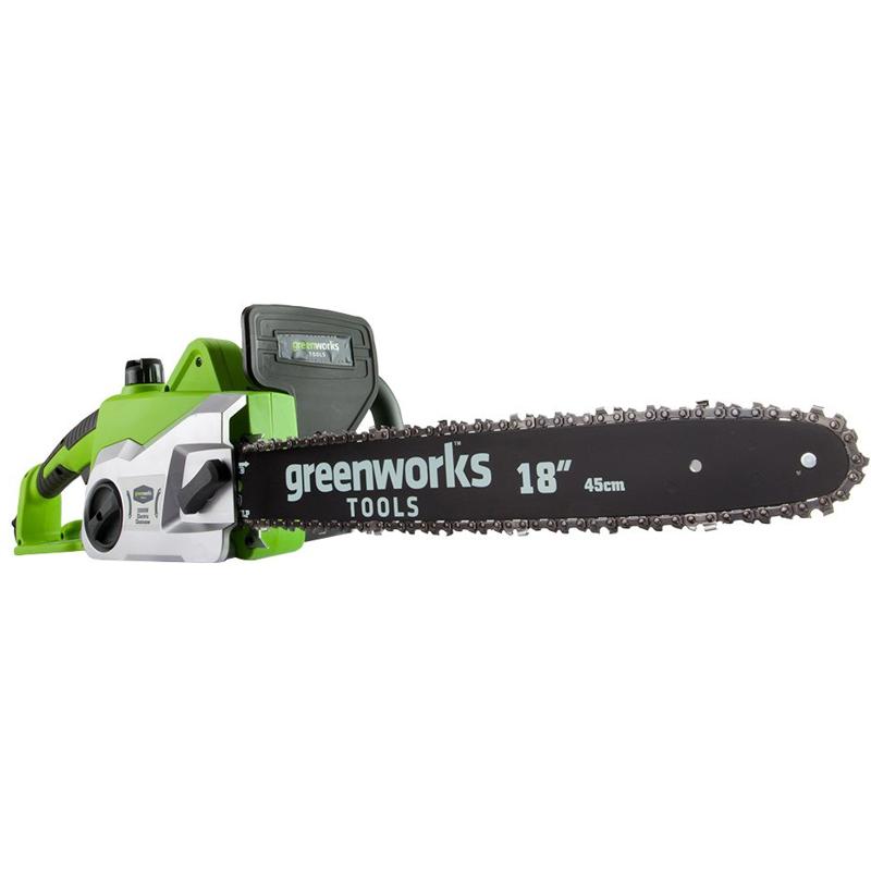 Электрическая цепная пила Greenworks GCS2046, 2000 Вт, 45 см