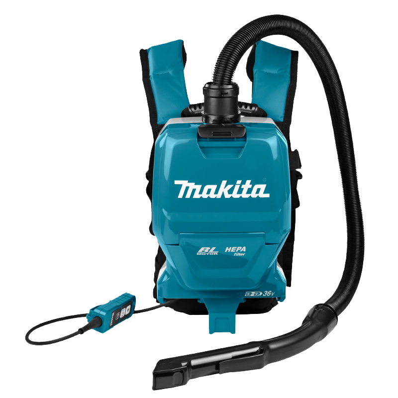 Пылесос Makita DVC261ZX11 ак б\щет,36В,д\2-х ак 18В,Li-ion,2000л\м,три скорости,б\акк и з\у,ранцевый