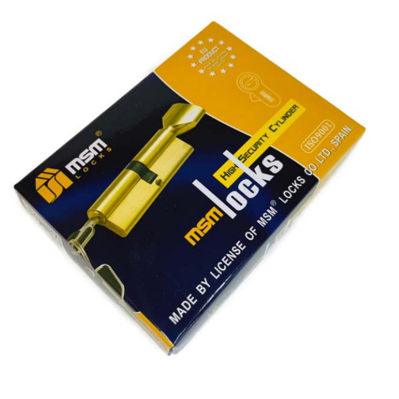 Цилиндровый механизм MSM CW110mm SN д844, матовый никель, перфорированный ключ-вертушка
