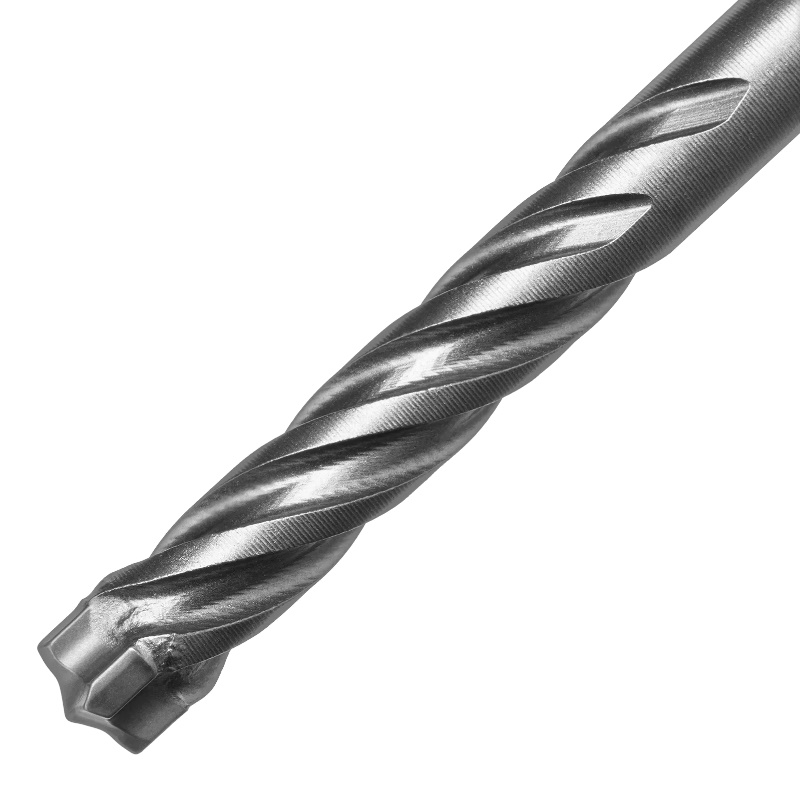 Бур по бетону Denzel 705313, цельная крестовая пластина, 10x265 мм, SDS PLUS в Туле