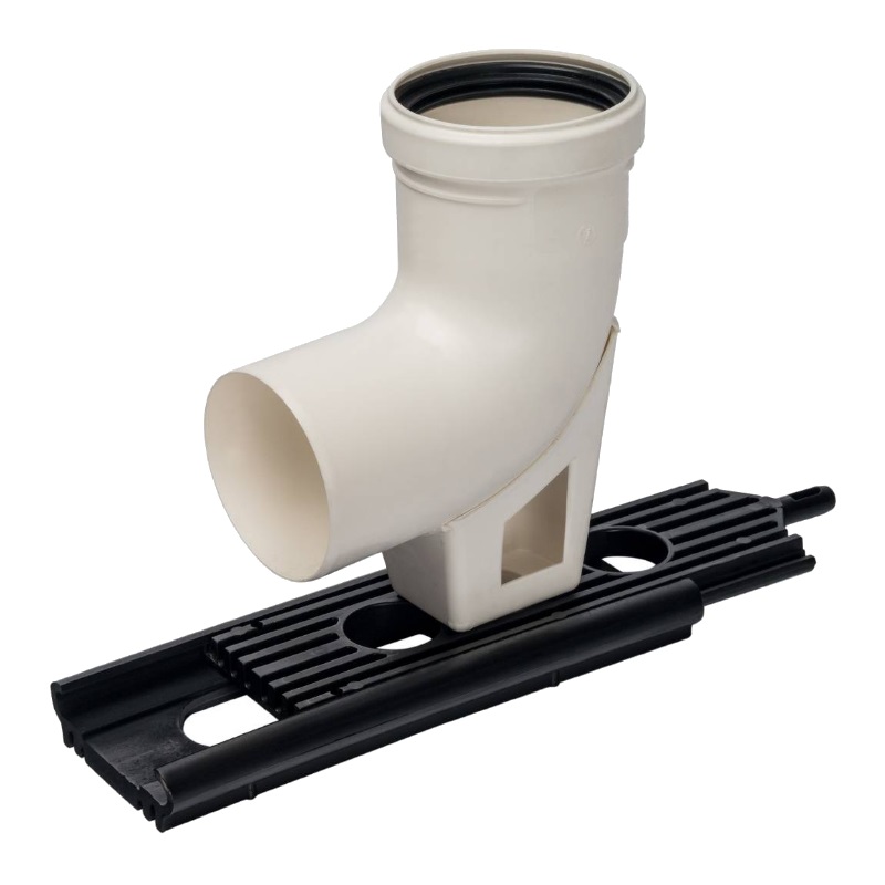 Отвод с кронштейном 87° Stout SCA-8080-121090 DN80, PP-FE в Ярославле