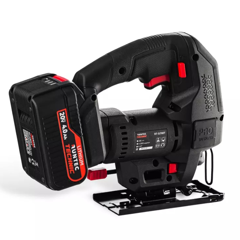Лобзик аккумуляторный Runtec TECHNIC RT-SJ700T, 20В, 2*4Ач, 700Вт в Переславле