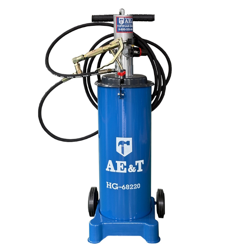 Солидолонагнетатель пневматический AE&T HG-68220, 20 л