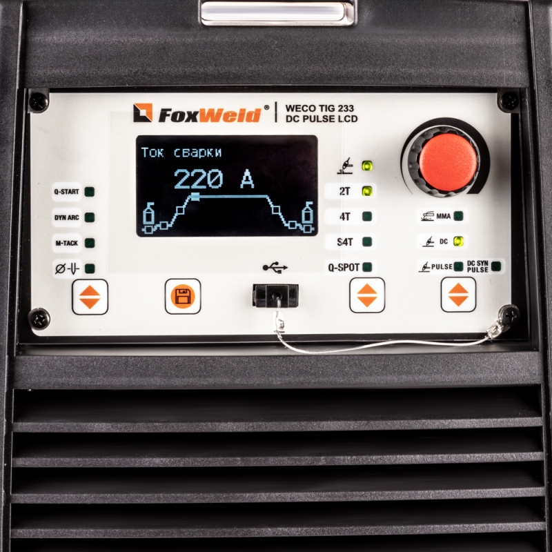 Аппарат аргонодуговой сварки FoxWeld Weco TIG 233 DC Pulse LCD, 9145 в Коврове