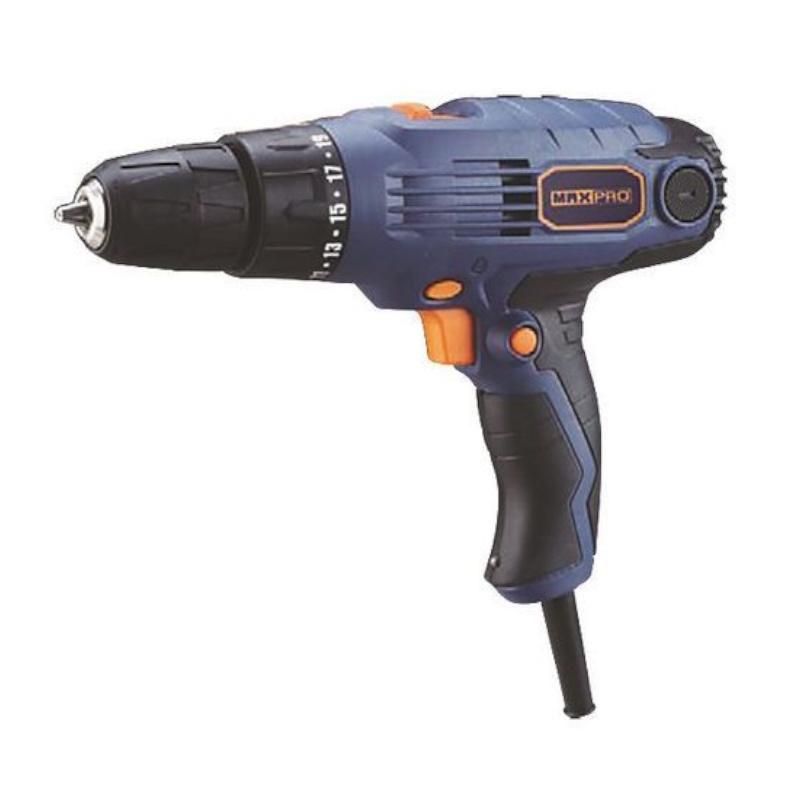 Дрель-Шуруповерт Max-Pro 85046 электрическая 300 Вт 0-4500-1350 обмин подсветка 4640₽