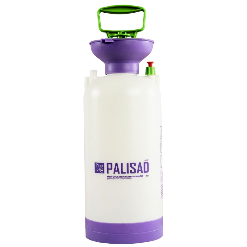 Опрыскиватель Palisad 64747, 7 л, ручной, усиленный, с горловиной, насосом, шлангом, в Коврове
