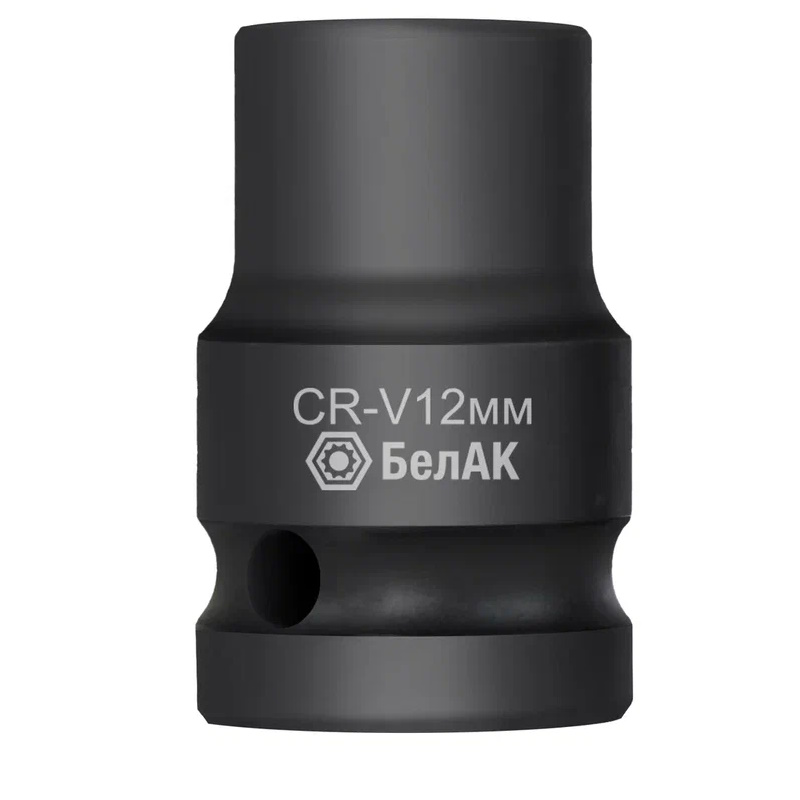 Ударная шестигранная головка БелАК БАК.07137, 12 мм, 1/2", CRV  в Кинешме