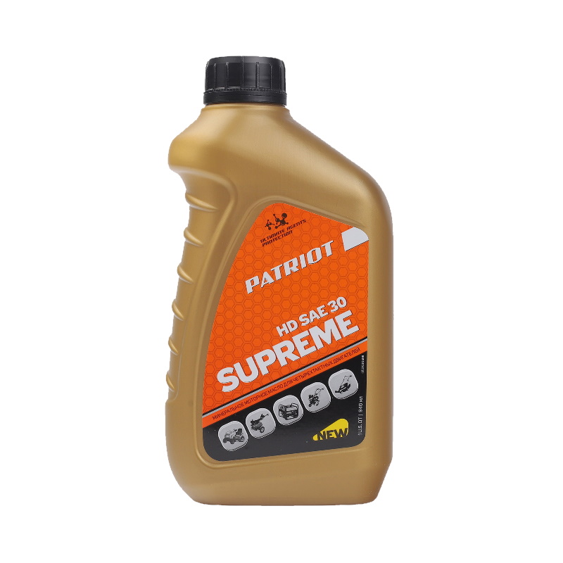 Масло моторное для 4-х тактного двигателя Patriot Supreme HD SAE 30 4T, 0.946 л в Муроме