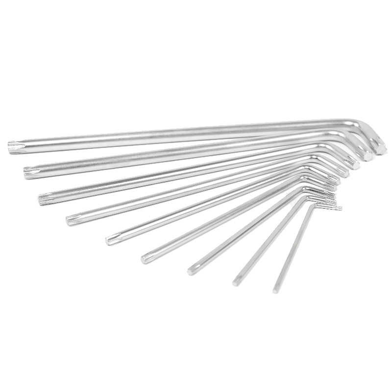 Набор ключей шестигранных удлиненных Hortz 1124022, Т10-Т50 (9 шт), Torx