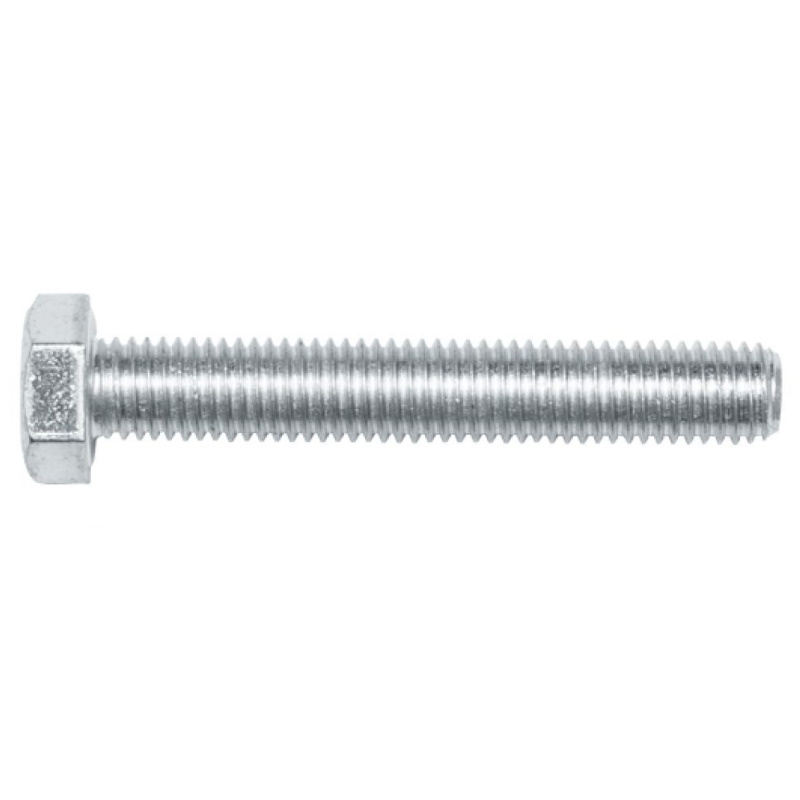 Болт Starfix SMV1-23513-5, М16х60 мм, шестигранный, цинк, класс прочности 5.8, DIN 933, 5 кг в Переславле