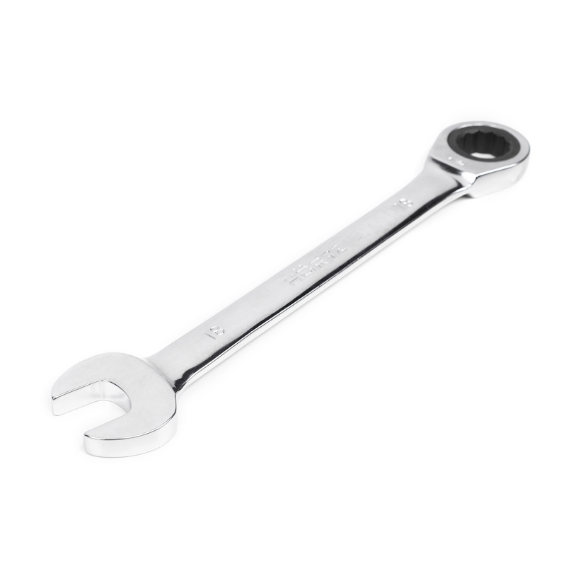 Ключ комбинированный трещоточный Hortz 132561 18х18 мм хромирование 652₽