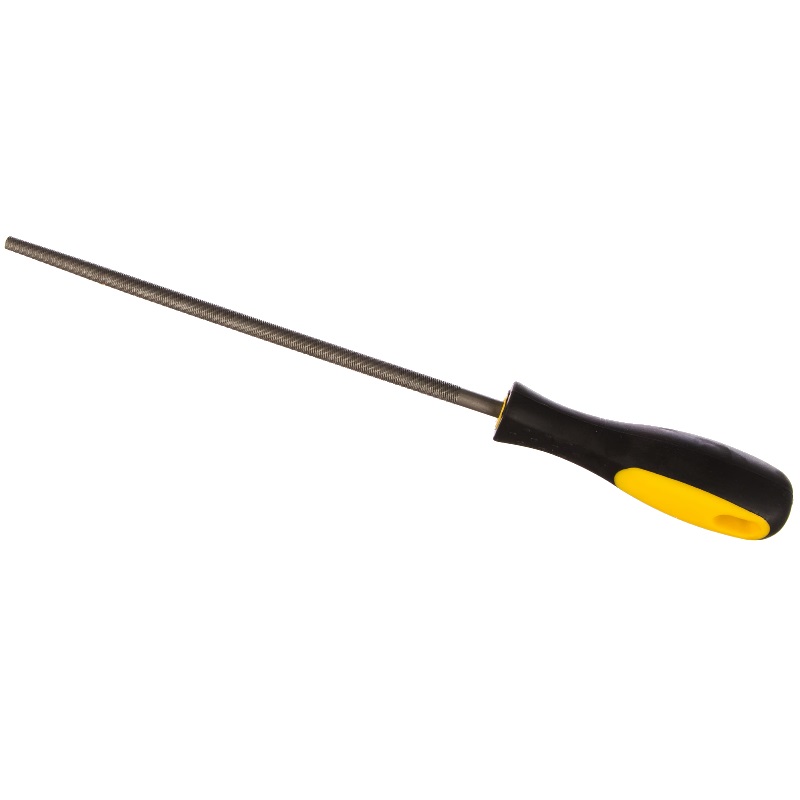 Напильник круглый Stayer Profi 16605-20-2 (200 мм, насечка №2, двухкомпонентный материал ручки) в Ярославле