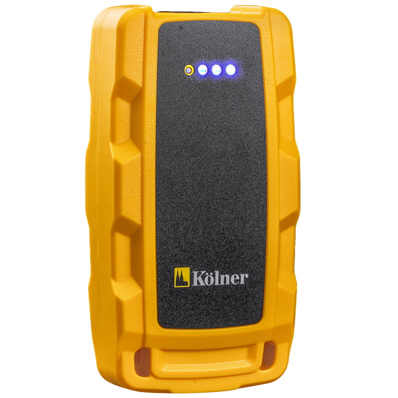 Аккумуляторное пуско-зарядное устройство Kolner KBJS 400/8, 400А, 12В, Li-lon 8Ач, USB-C 5В(1А), фонарь (пуск.кабель), 4610092016375