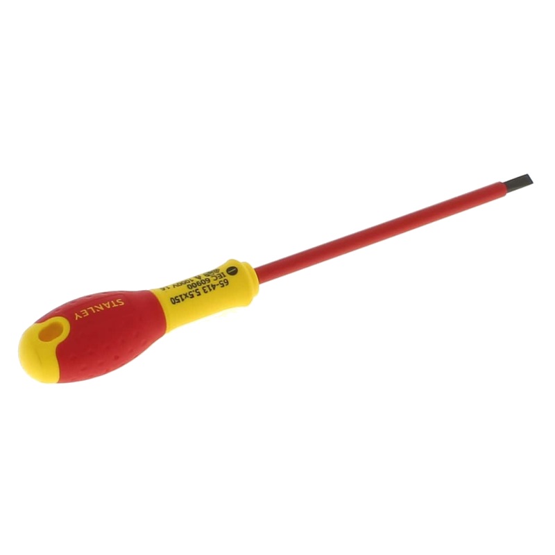 Диэлектрическая отвертка Stanley FatMax 0-65-413 (прямой шлиц, 5.5x150 мм) в Твери