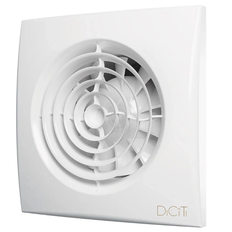 Вентилятор осевой Era Diciti AURA 4C, вытяжной, D=100, обратный клапан в Муроме