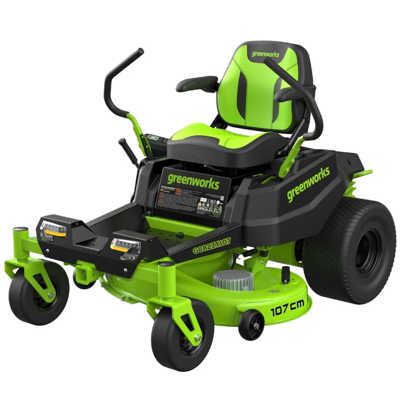 Газонокосилка самоходный аккумуляторный Greenworks GC82ZT107 7404107, с местом оператора, без АКБ и ЗУ в Муроме