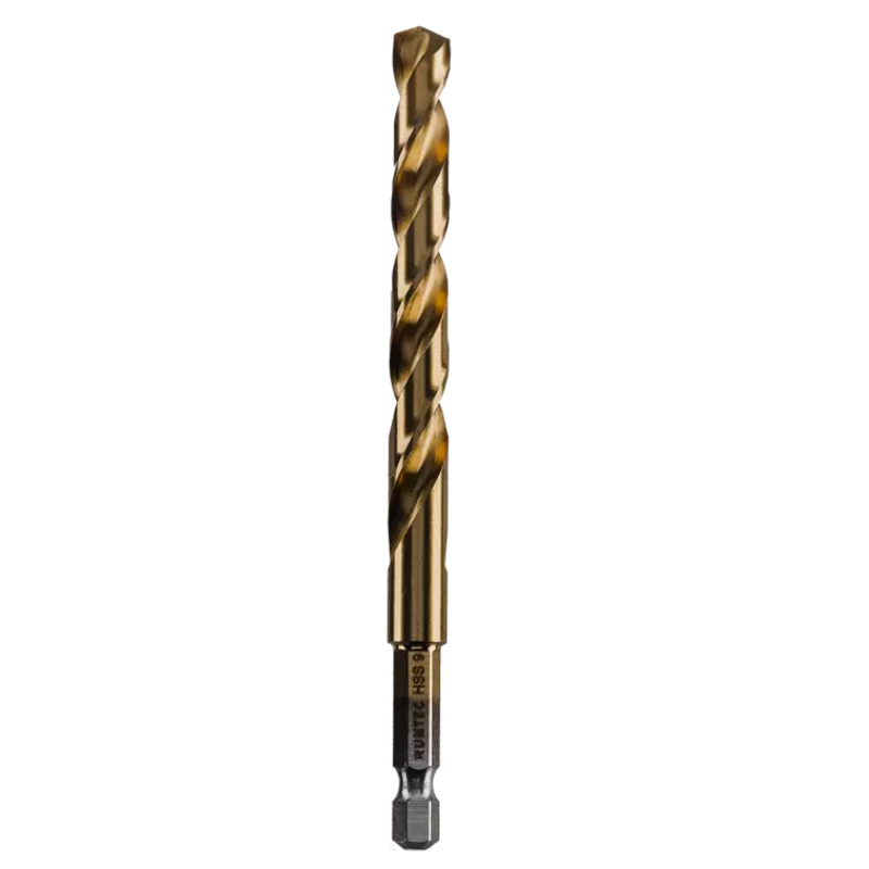 Сверло по металлу Runtec RT-DS9, HSS-TiN, 9 x 125 мм, HEX 1/4" в Ярославле