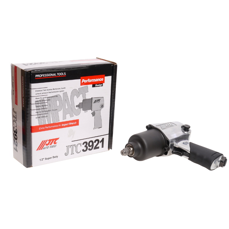 Пневмогайковерт ударный JTC JTC-3921 12 624 Nm 90-120PSI 8000обмин расход воздуха 127 Lmin штуцер-D20PMA10