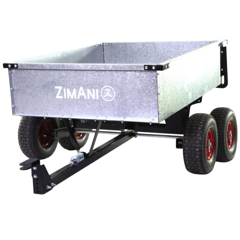Прицеп ZimAni Stainless steel 500 4WD GT4104 для садового трактора 106715₽