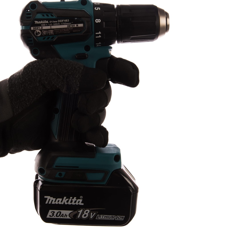 Аккумуляторная дрель-шуруповерт Makita DDF483RFE в Кинешме