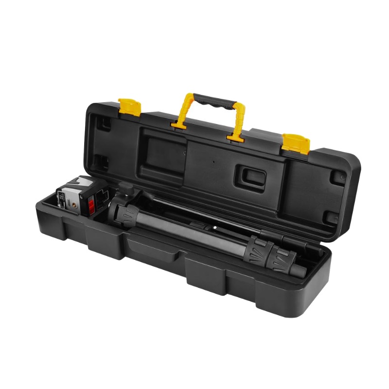 Уровень лазерный самовыравнивающийся Deko DKLL11 SET 2 PREMIUM 065-0271-1 (2 линии, красный луч, штатив 1 м, кейс)  в Иваново
