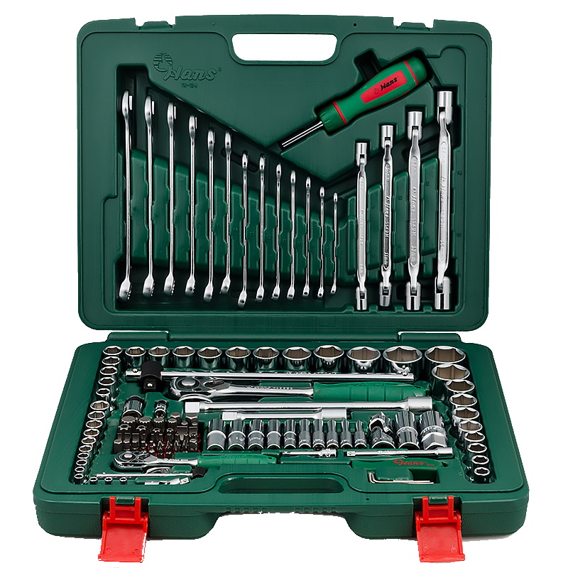 Набор инструментов Hans TK-124 универсальный 124 предмета 27311₽