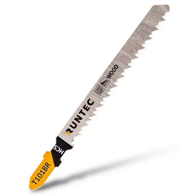 Пилки для лобзика по дереву Runtec T 101 BR RT-T101BR, HCS, 5 шт