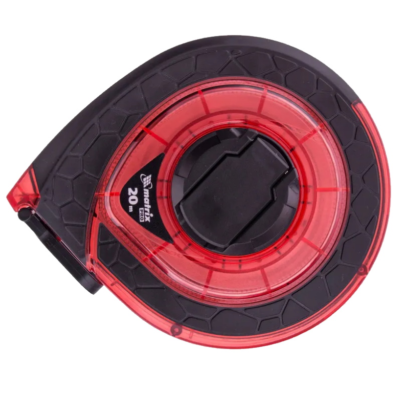 Рулетка геодезическая Matrix 31270, 20 м х 15 мм, закр. корп., фибергласс. лента, двуст. шкала, PRO