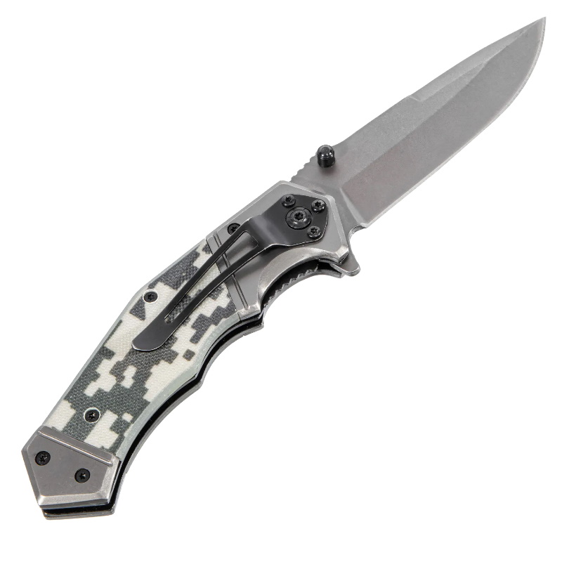 Нож складной Denzel 79209, многоцелевой, системы Liner-Lock, с накладкой G10 на эргономичной рукоятке в Коврове