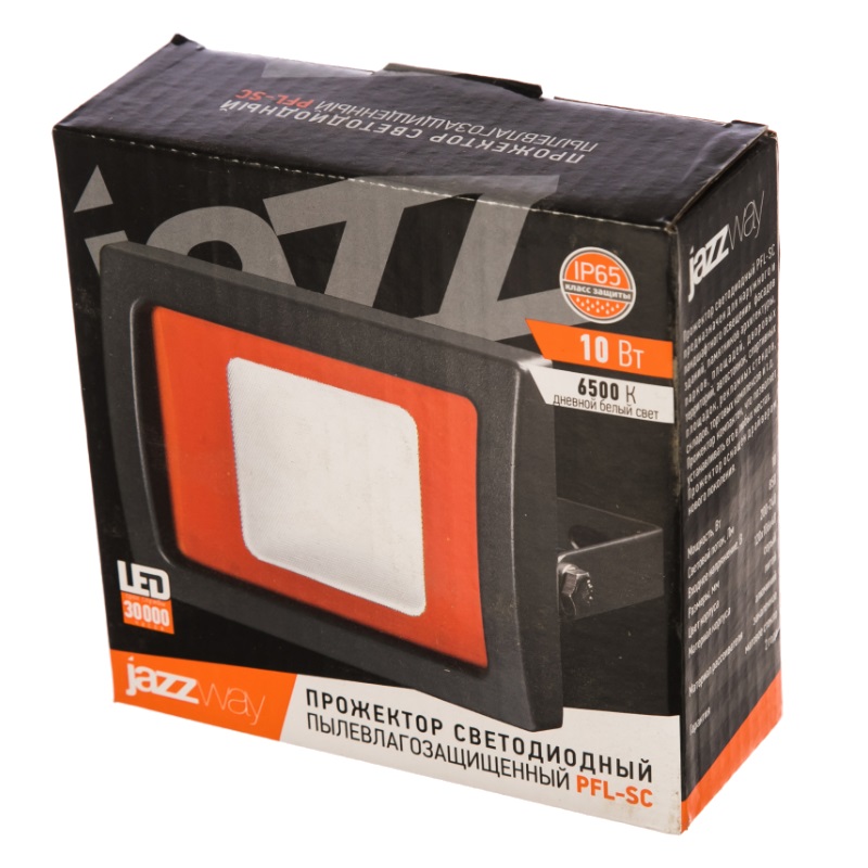 Прожектор светодиодный JazzWay PFL-SC10W 6500K IP65 5004863 в Рыбинске