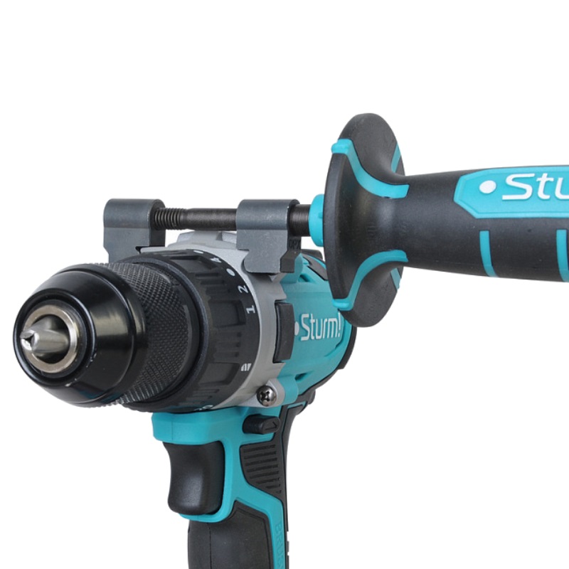 Аккумуляторная дрель-шуруповерт Sturm CD2080 (18 В, 1BatterySystem, 80 Нм, 2х3.0 Ач, 4 в 1, доп. рукоятка, кейс) в Александрове