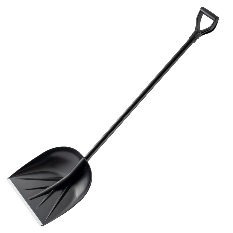 Лопата для уборки снега Palisad 614957 пластиковая 385х410х1350 мм алюминиевый черенок 936₽