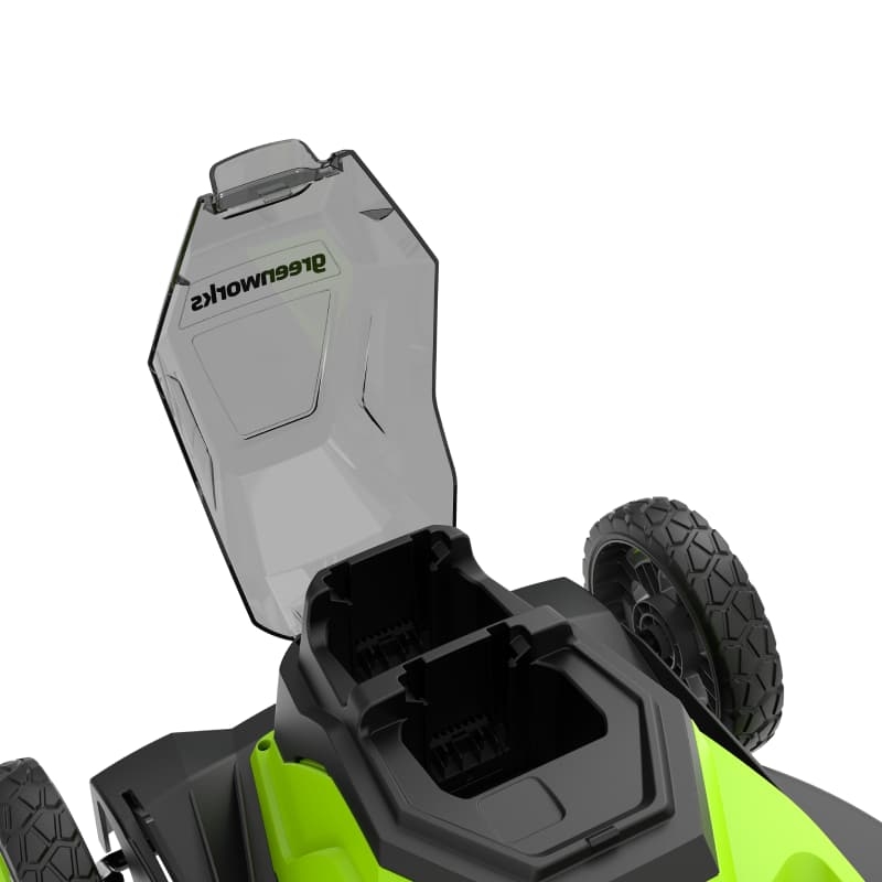 Газонокосилка аккумуляторная Greenworks GD24X2LM411 2520907UD, 24Вx2, 41 см, бесщеточная c 2хАКБ, 4Ач в Туле
