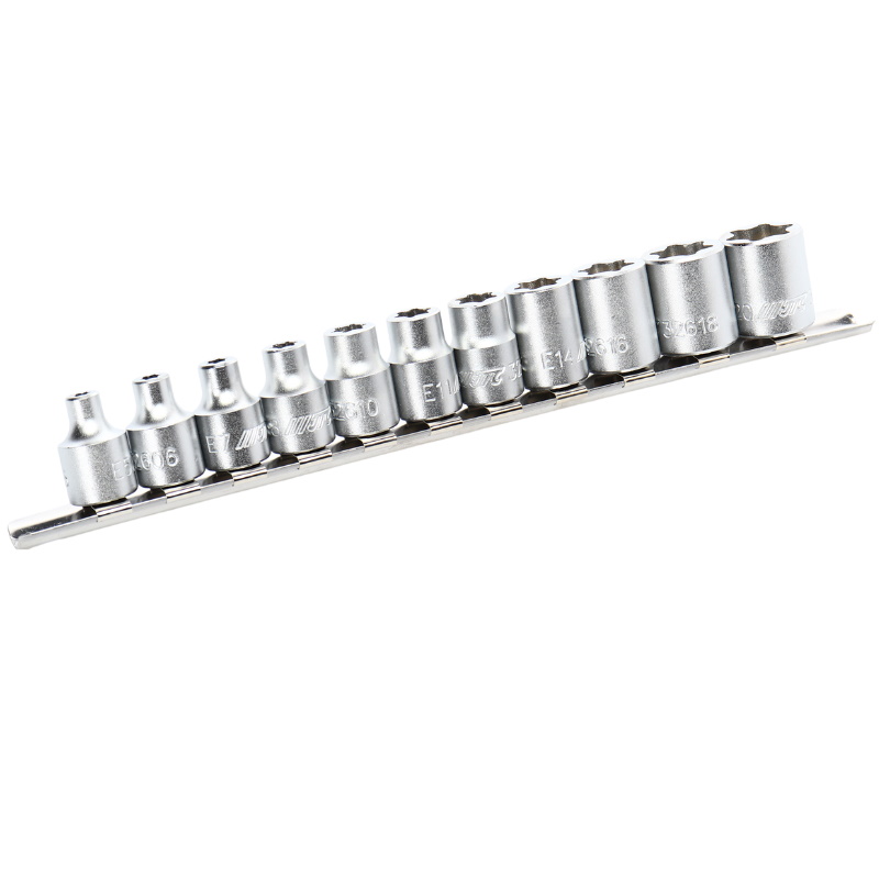 Набор головок JTC JTC-7124, STAR SOCHET, 3/8", E5-E20, 11 предметов  в Череповце