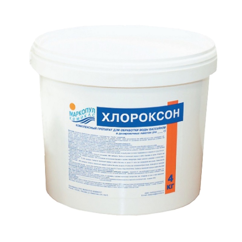 Средство для бассейна Маркопул Кемиклс Хлороксон ХИМ25 (дезинфекция, 4 кг) в Муроме